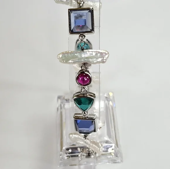 Genuine Ross Simons Bracelet in Sterling Silver. - Picture 2 of 7